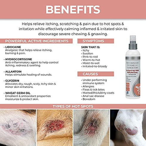 Veterinary Formula Clinical Care Hot Spot & Itch Relief Medicated Spray 8 oz